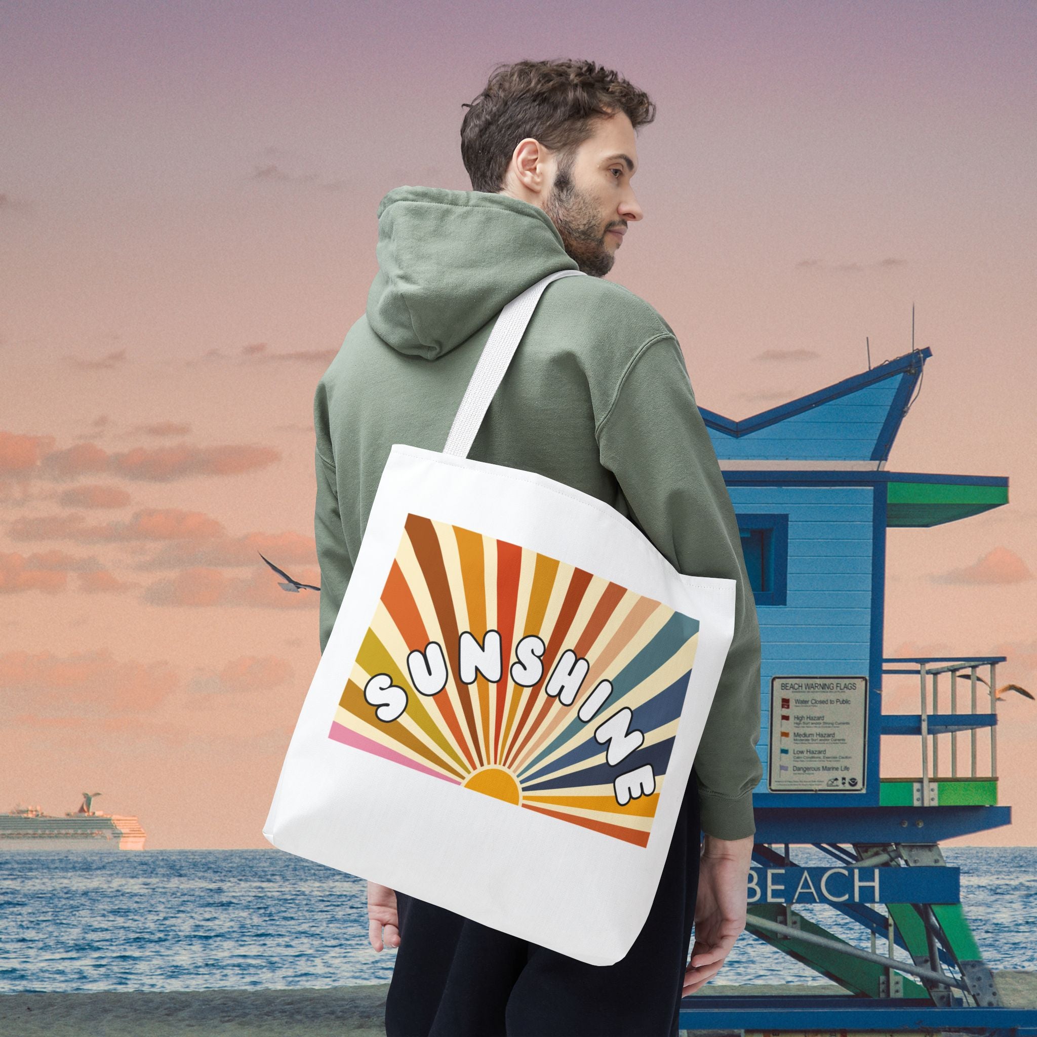 Caribbean Sunset Tote Bag