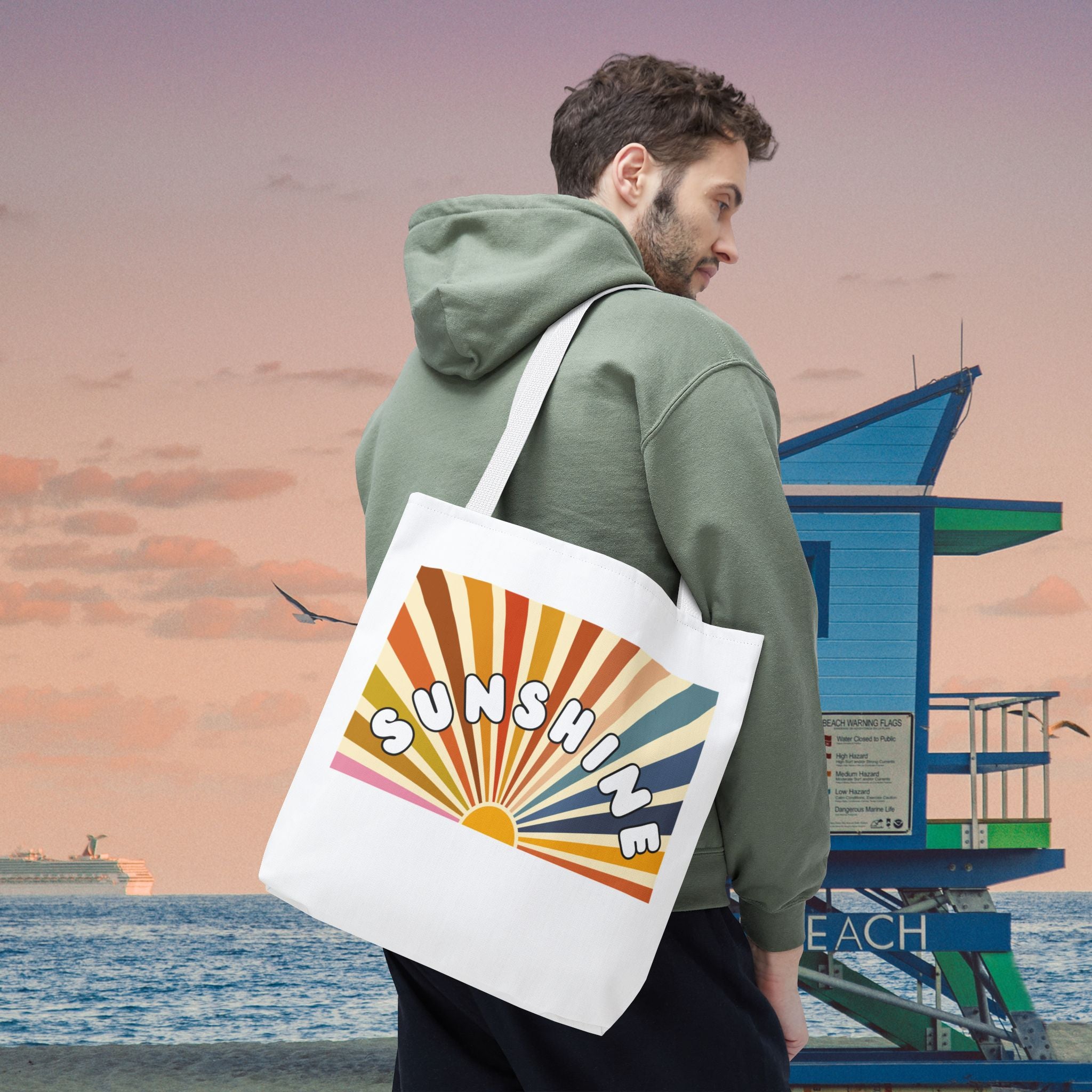 Caribbean Sunset Tote Bag