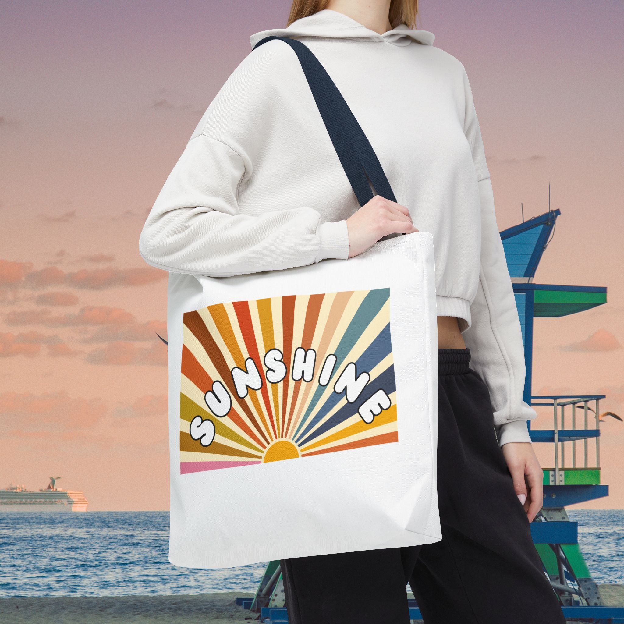 Caribbean Sunset Tote Bag