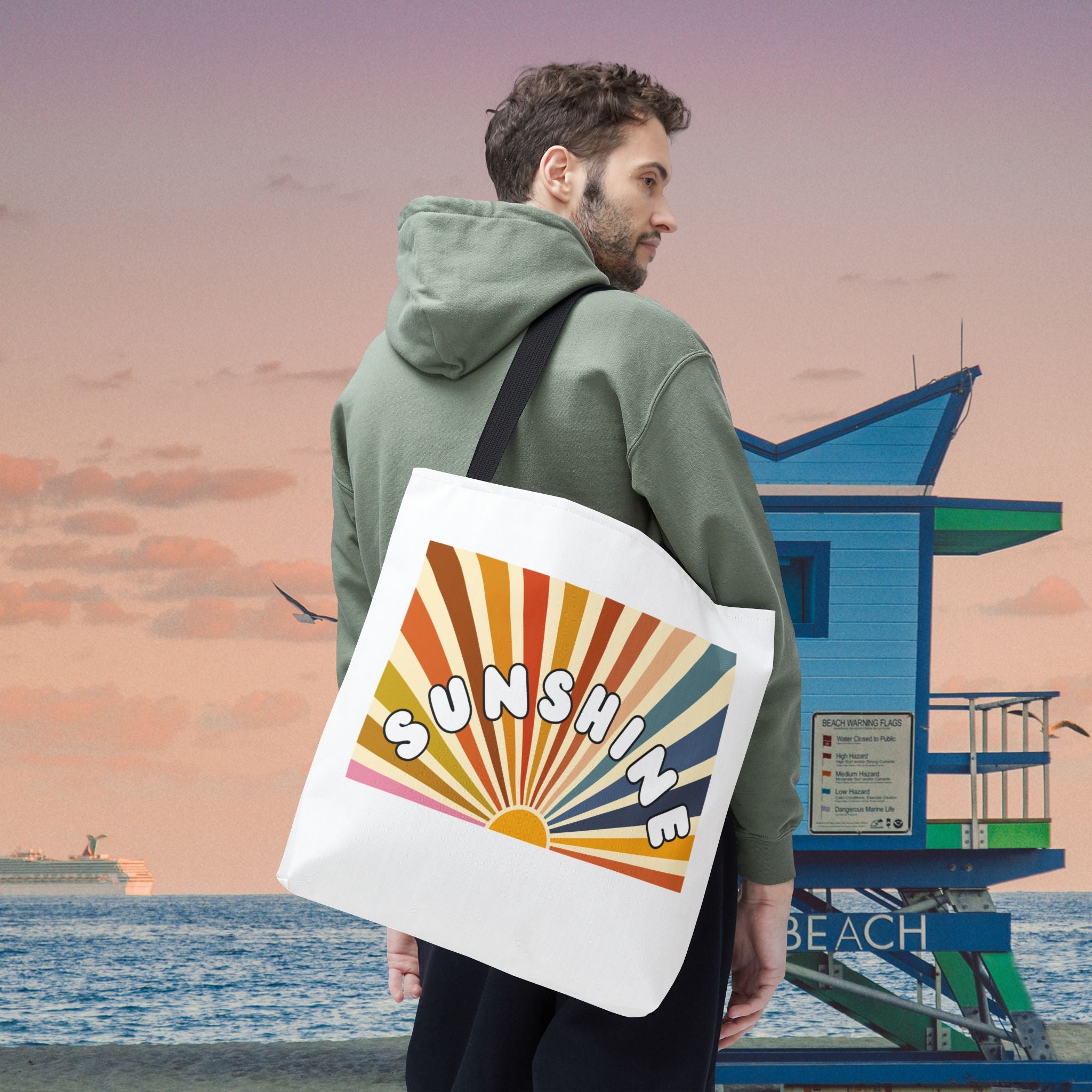 Caribbean Sunset Tote Bag