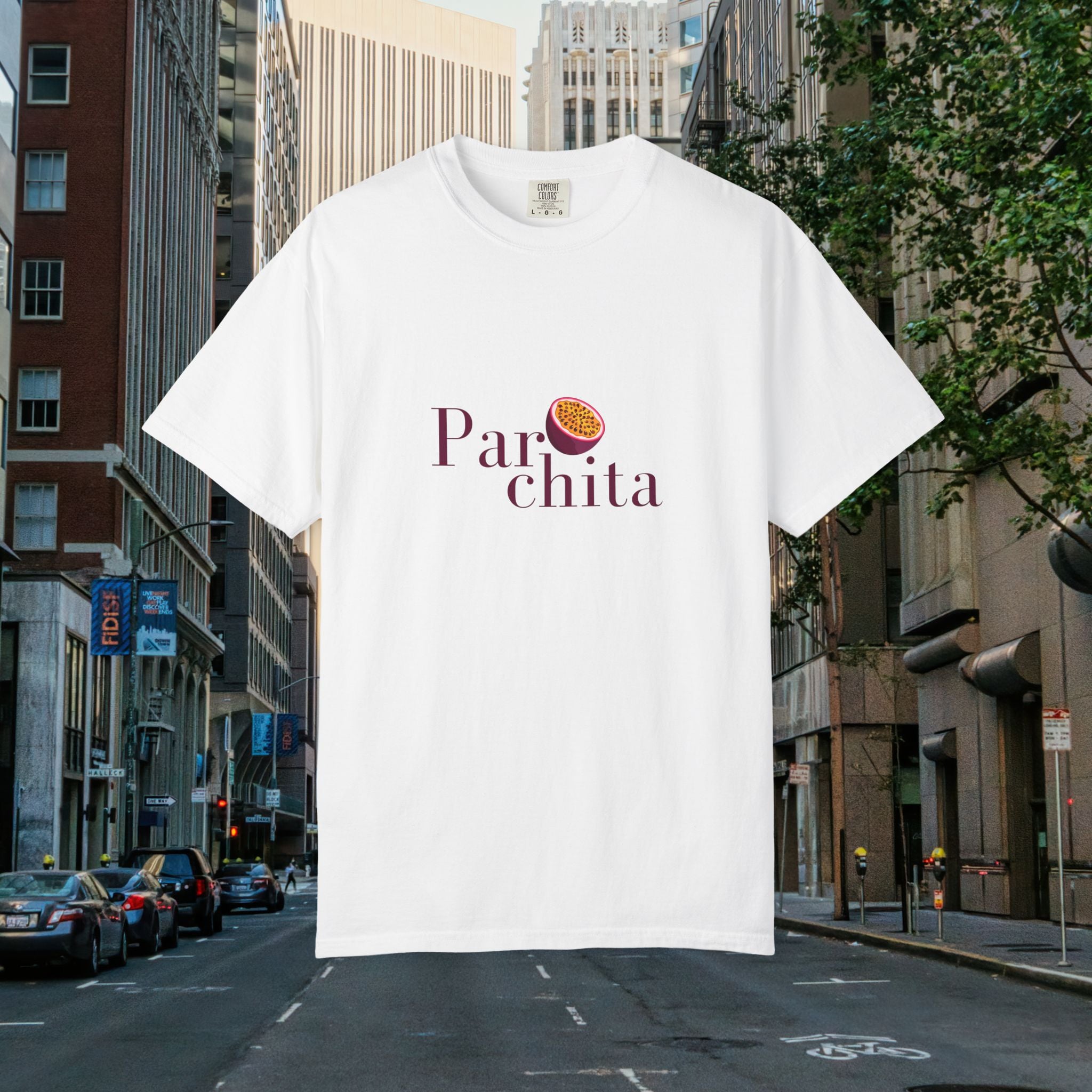 Passionfruit 'Parchita' Tee – Tropical Fruit Graphic T-Shirt