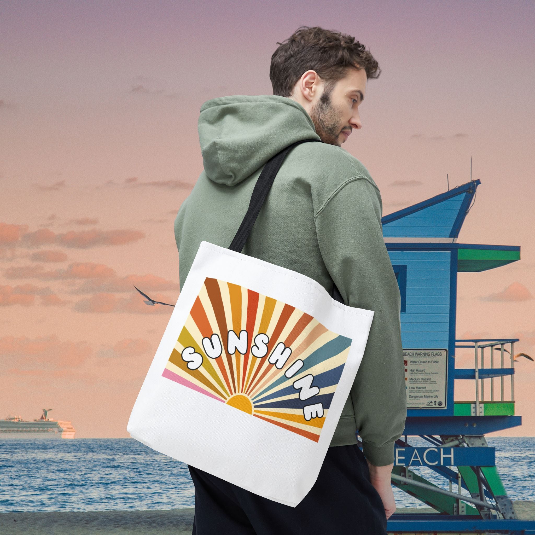 Caribbean Sunset Tote Bag