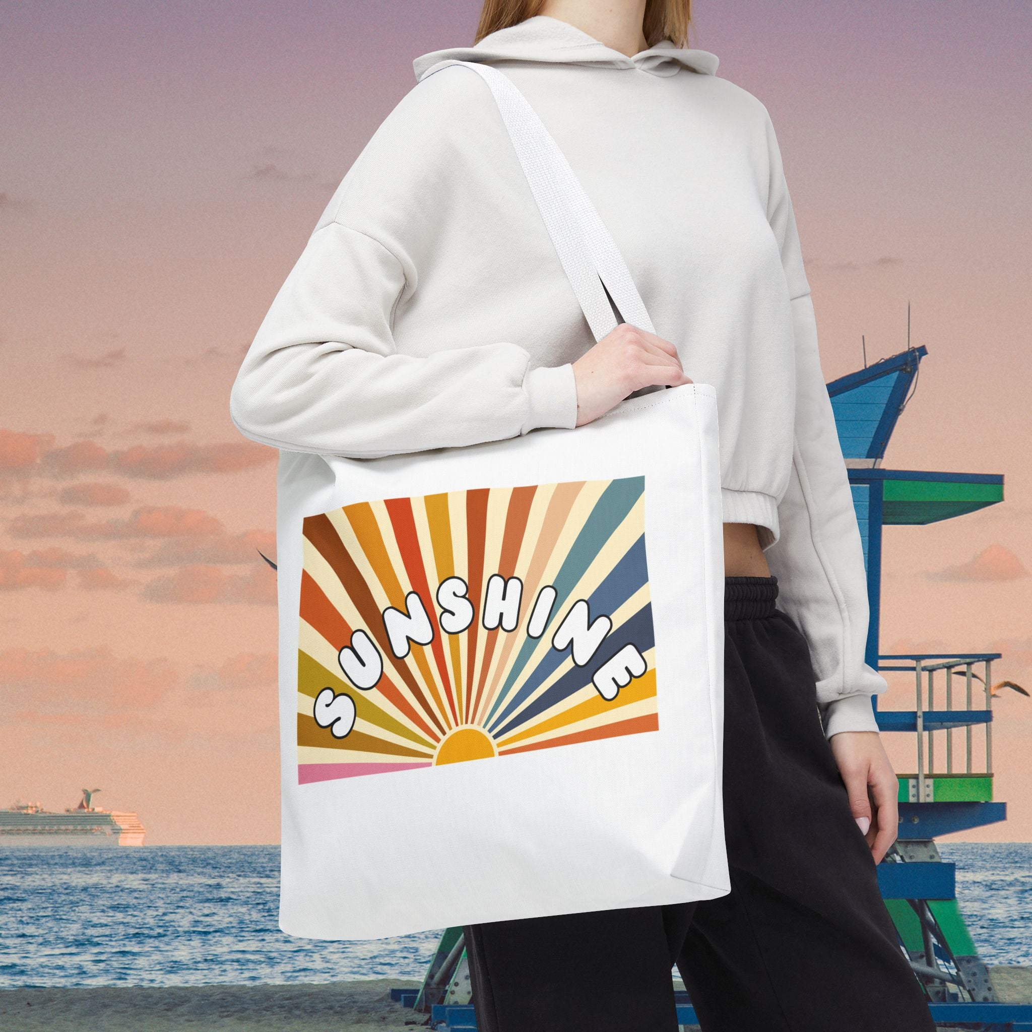 Caribbean Sunset Tote Bag
