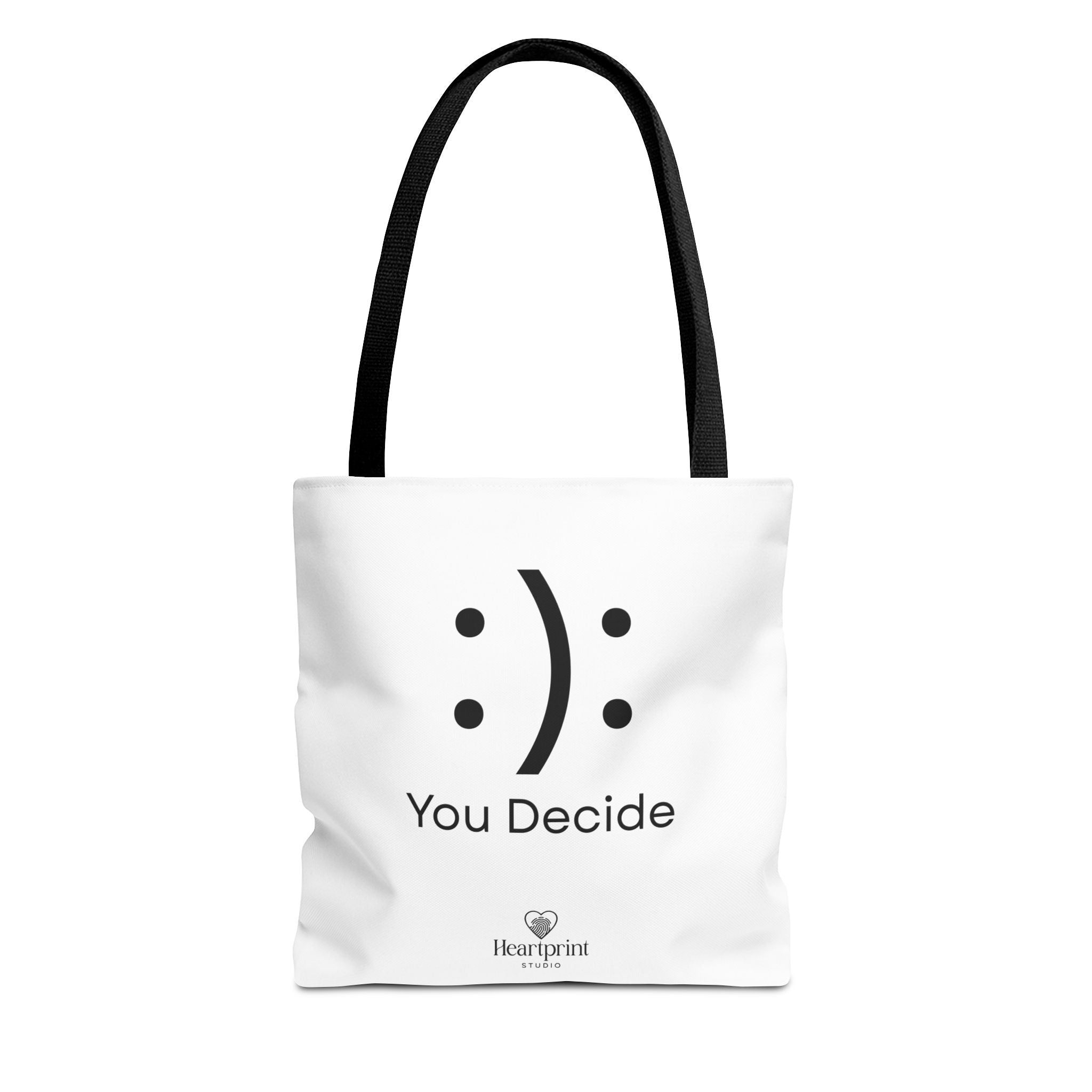 You Decide Emoticon Tote Bag