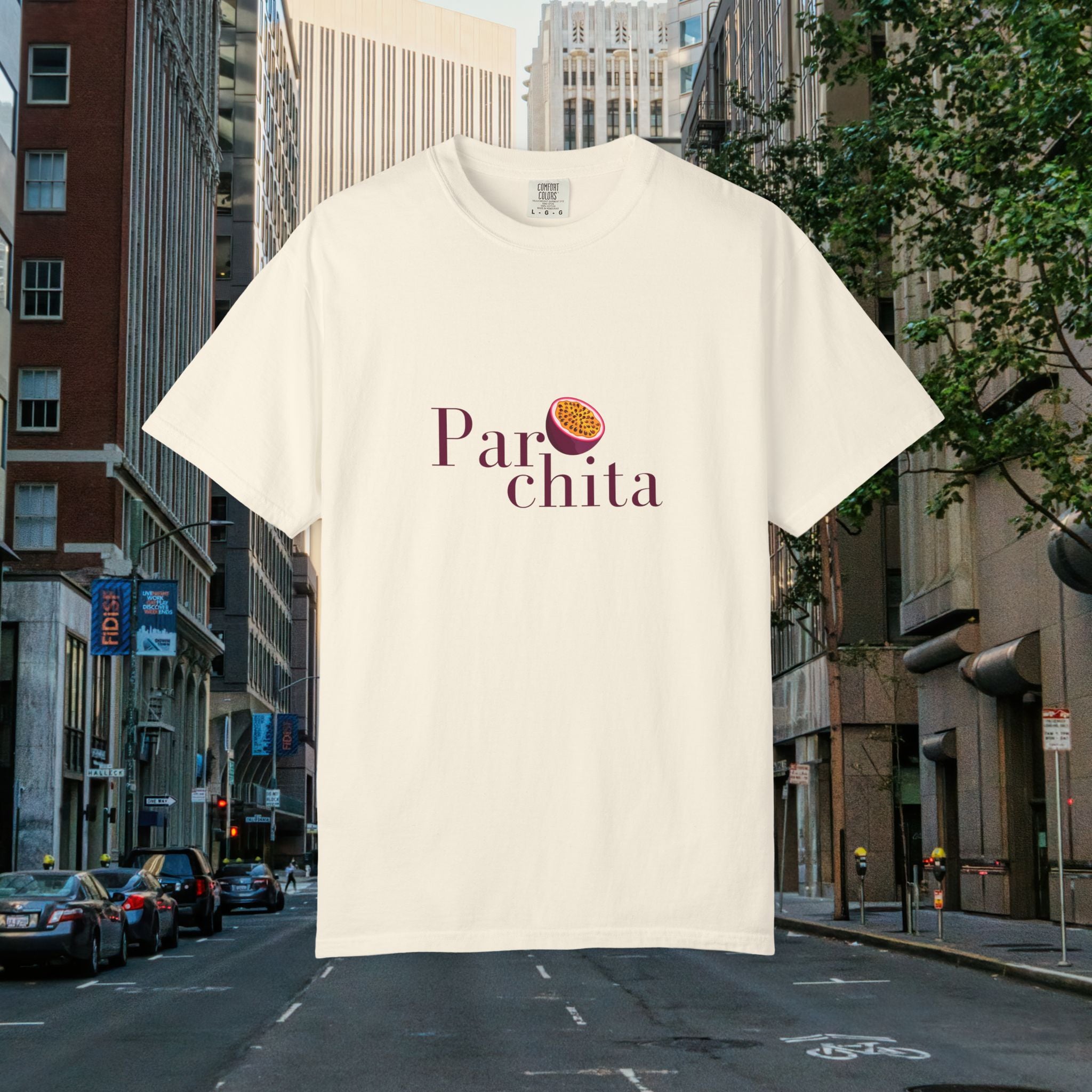 Passionfruit 'Parchita' Tee – Tropical Fruit Graphic T-Shirt