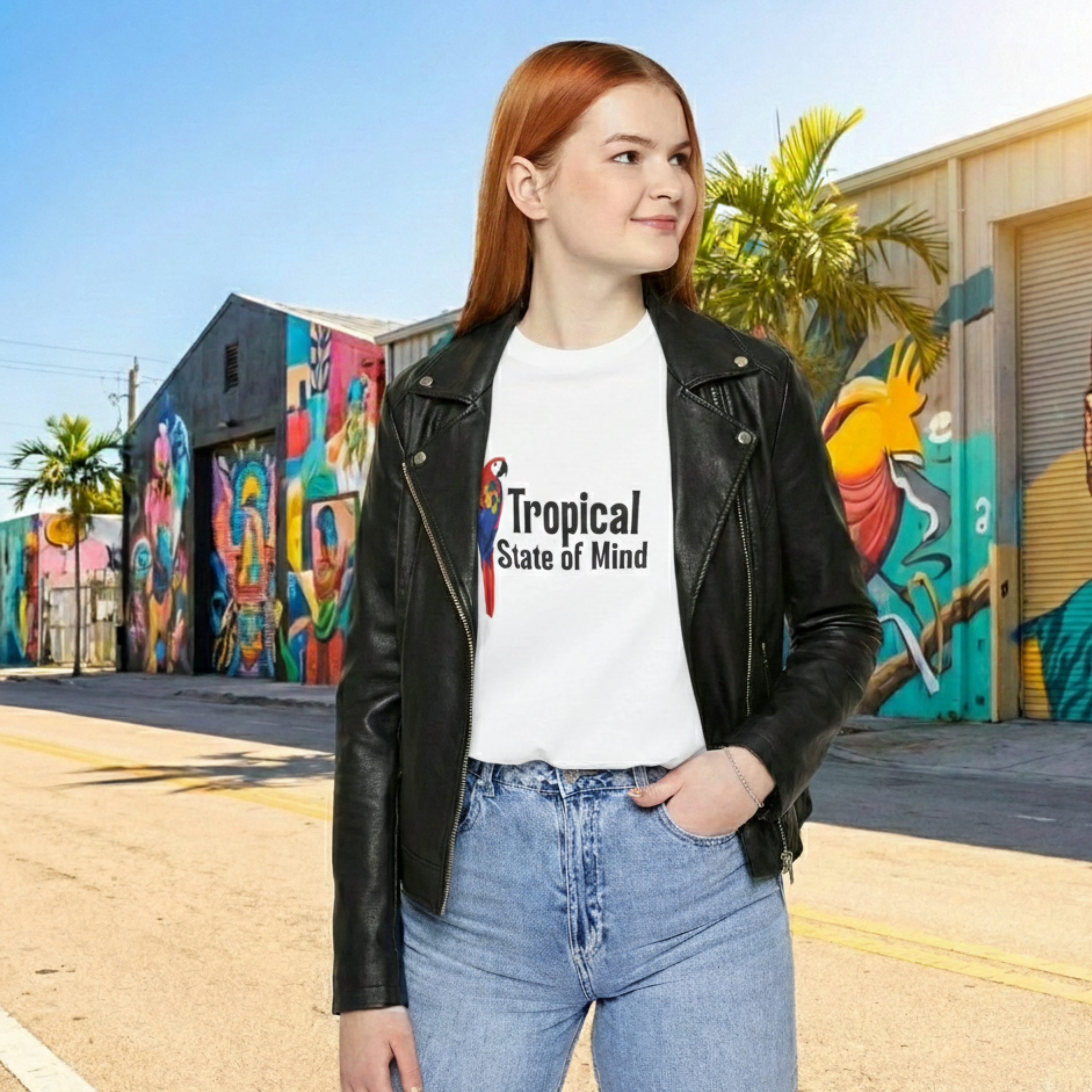 The "Tropical State of Mind" Premium Tee