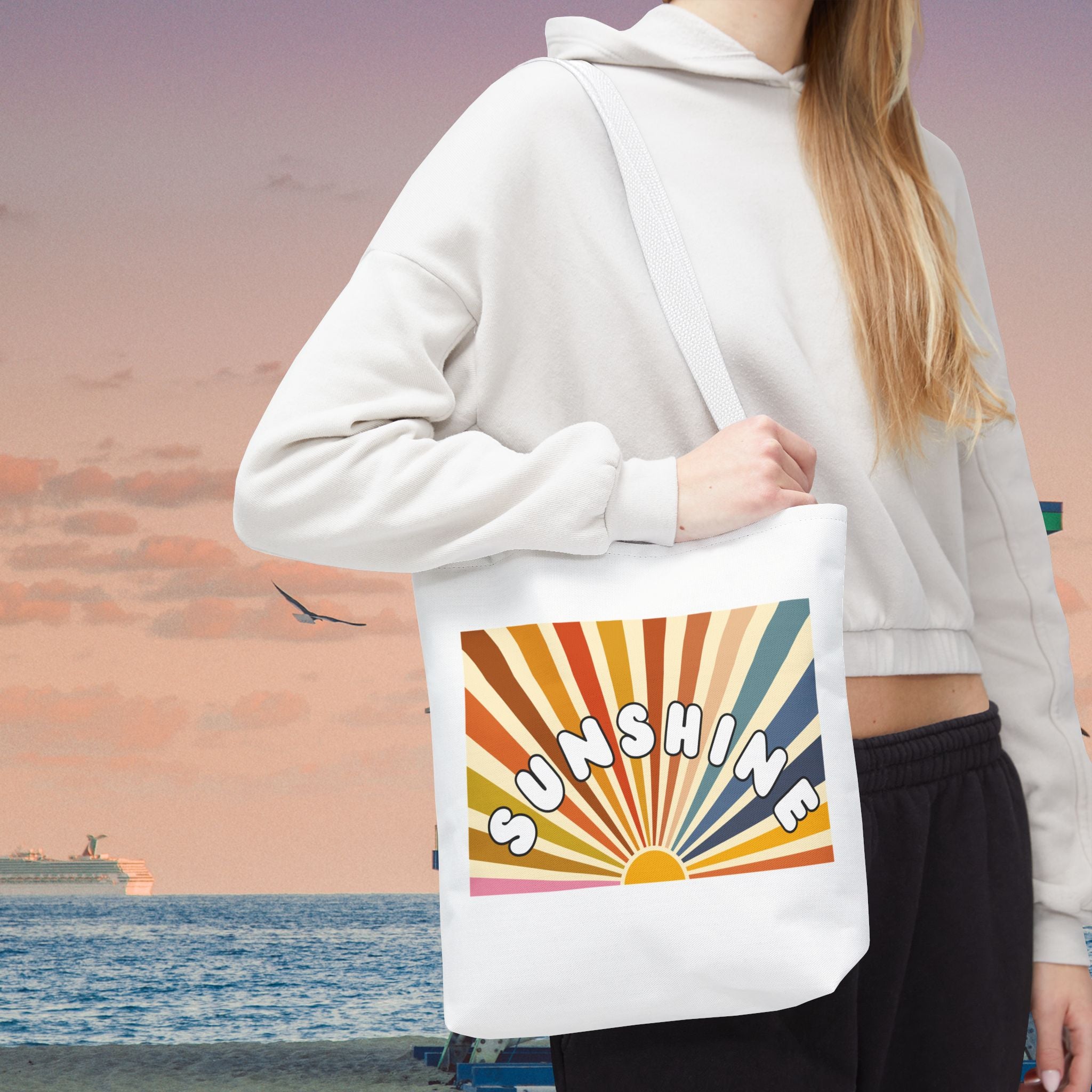 Caribbean Sunset Tote Bag