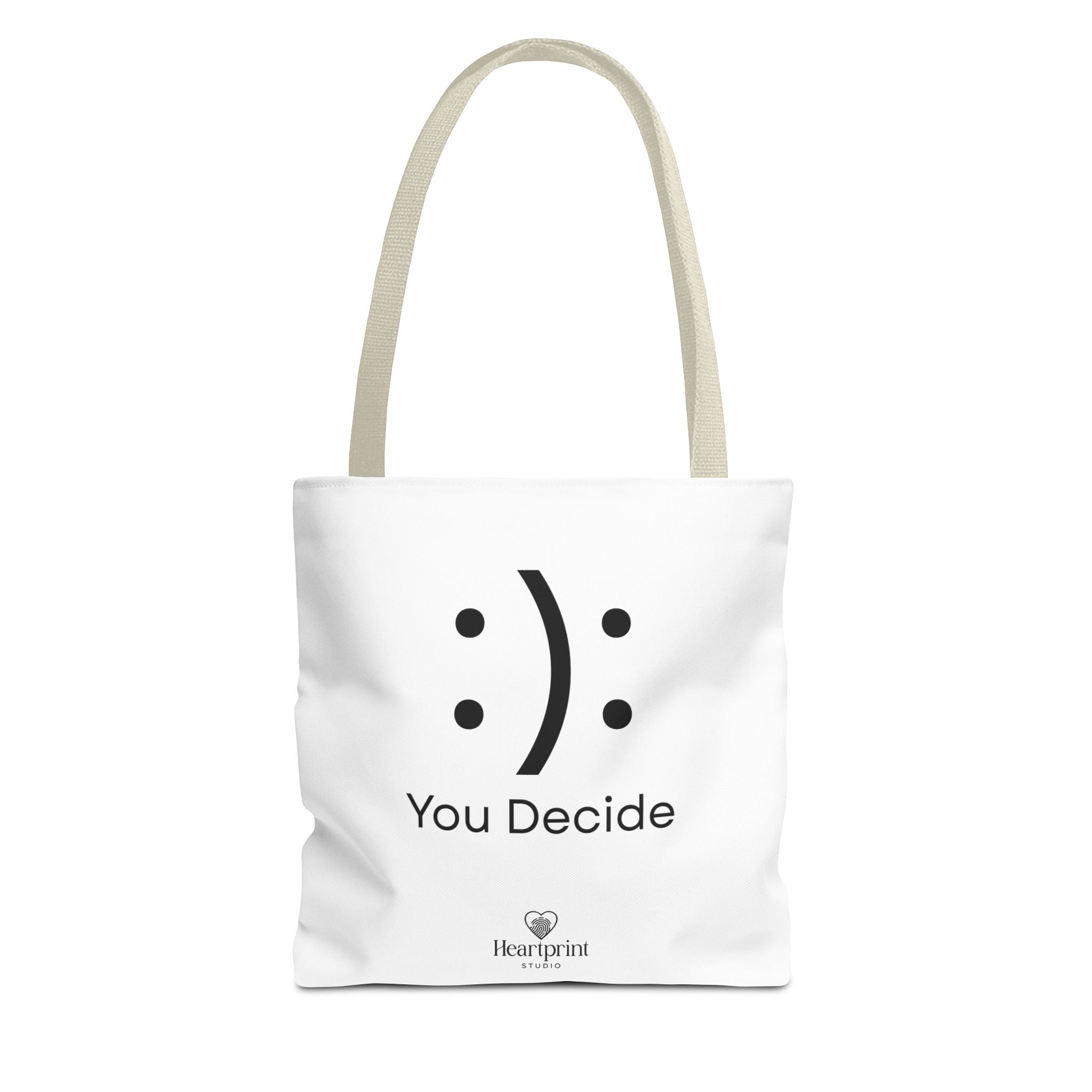 You Decide Emoticon Tote Bag